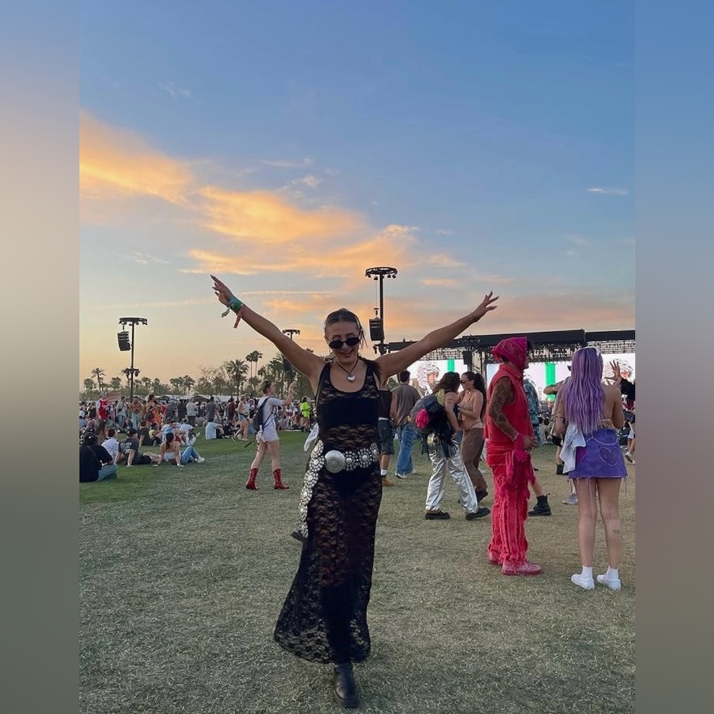 Black Lace Maxi Dress